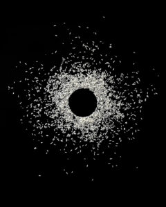white subjects on black backgrounds