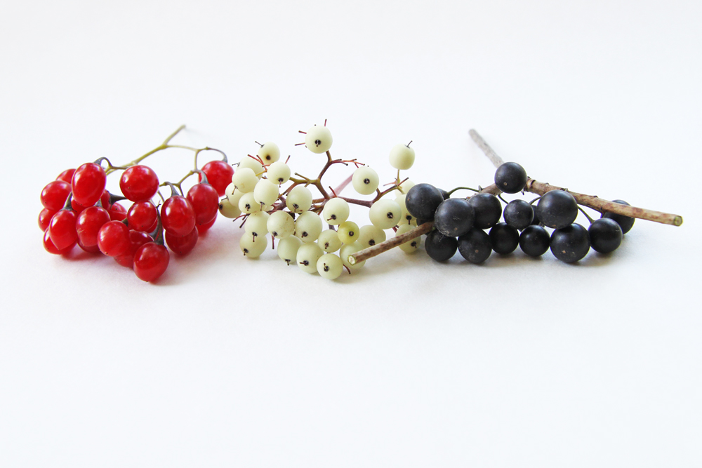 red white and blue berries